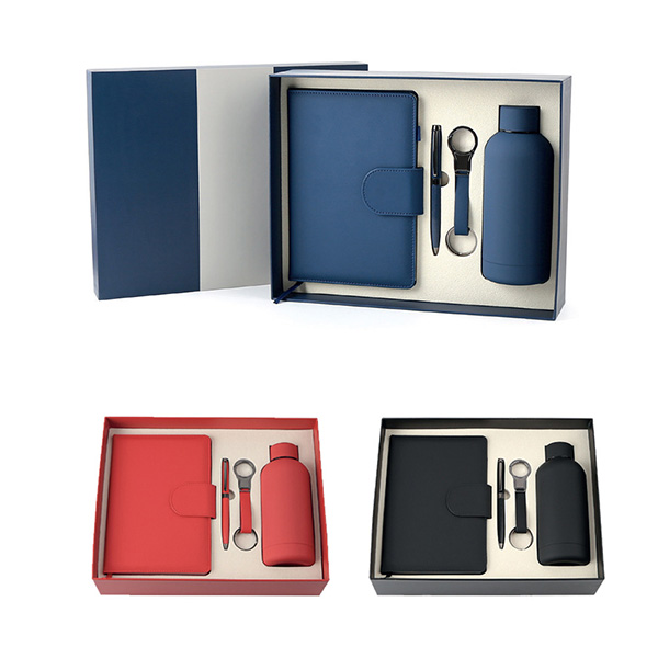 Executive Gift Set - Pen, Journal, Keychain & Tumbler