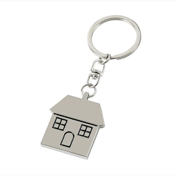 Metal Keychain (House)